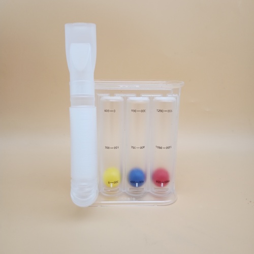 Three-ball breathing trainer