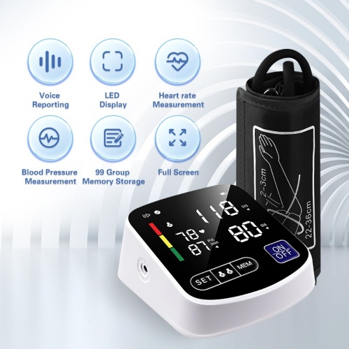 Digital Blood Pressure Monitor | Large LED Display | Home Automatic Blood Pressure Monitor BP06D