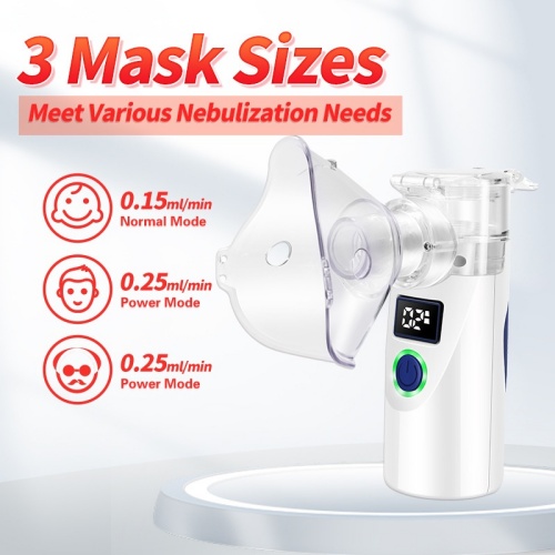 Handheld Micro-Mesh Atomizer with LED Screen