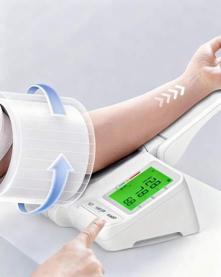 Automatic Tunnel-Type Electronic Blood Pressure Monitor &ndash; Medical-Grade Arm Cuff BP Device